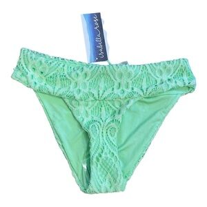 ISABELLA ROSE Reversible Maui Banded Hipster Lace Bikini Bottom NWT